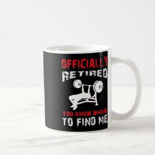 Mug Bodybuilder Retraite Cadeau Retraité Bodybuilding