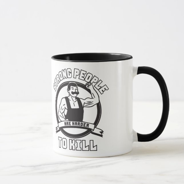 Mug Bodybuilding - Les Personnes Fortes Sont Plus Diff (Droite)