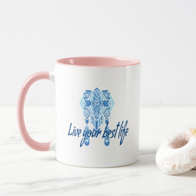 Mug Boho Best Life (Avec donut)