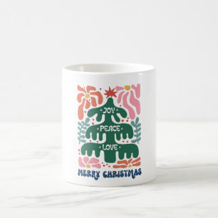 Mug Boho Christmas Joy Peace Love