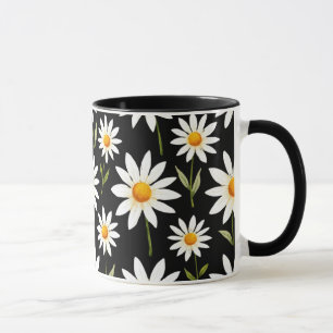 Mug Boho Daisy Floral-Minimaliste Printemps Fleur Aest