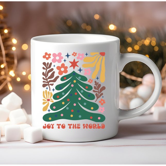 Mug Boho Noël Joy au monde (Créateur téléchargé)