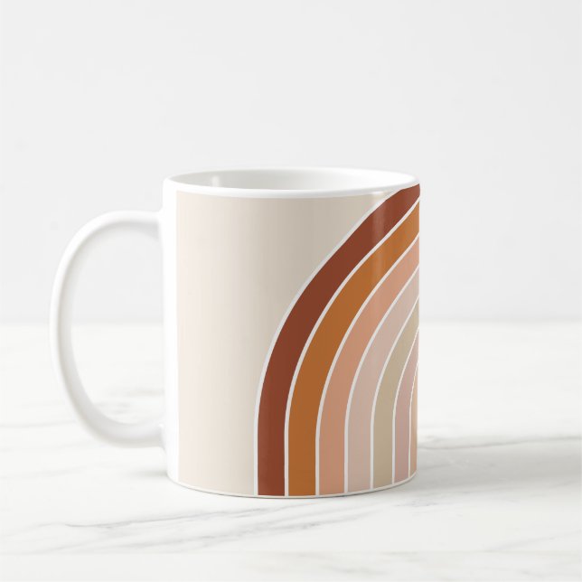 Mug Boho Rainbow Beige Terracotta (Gauche)