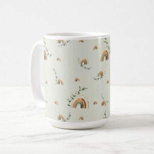 Mug Boho rainbows cottagecore baby shower faveurs