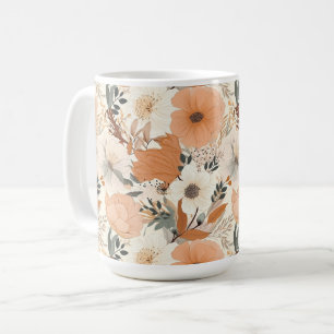 Mug Boho style fleurs couleurs motifs