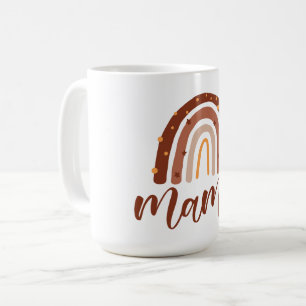 Mug Boho Terracotta Rainbow Mama