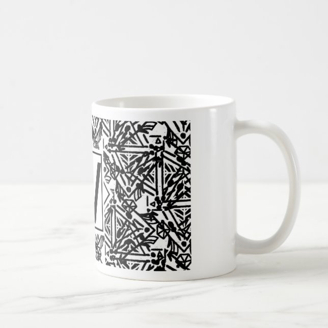 Mug Boho W Monogramme (Droite)