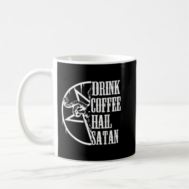 Mug Boire Coffee Hail Satan (Gauche)