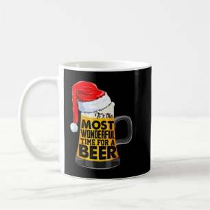 Mug Boire de la bière amusante Noël Père Noël Noël Boi