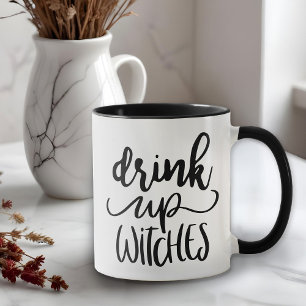 Mug Boire des sorcières Halloween à la main