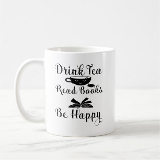 Mug Boire Du Thé Lire Des Livres Soyez Heureux, Louveu