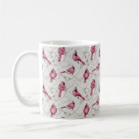 Bois d'hiver Rouge Cardinal Oiseaux Motif