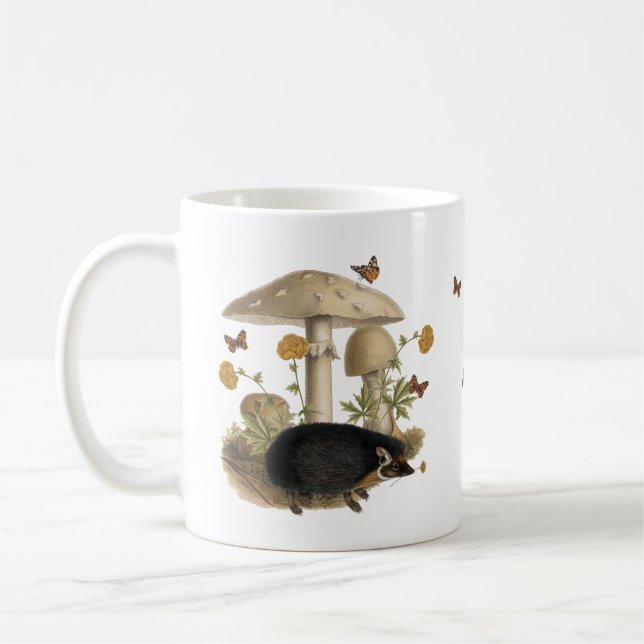 Mug Bois du champignon de Hérisson (Gauche)
