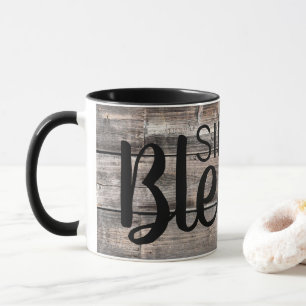 Mug bois rustique SIMPLEMENT BÉNÉFICIÉ