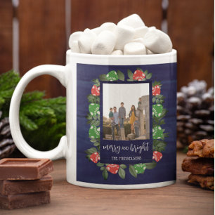 Mug Bois rustique Whimsical Mushrooms Noël