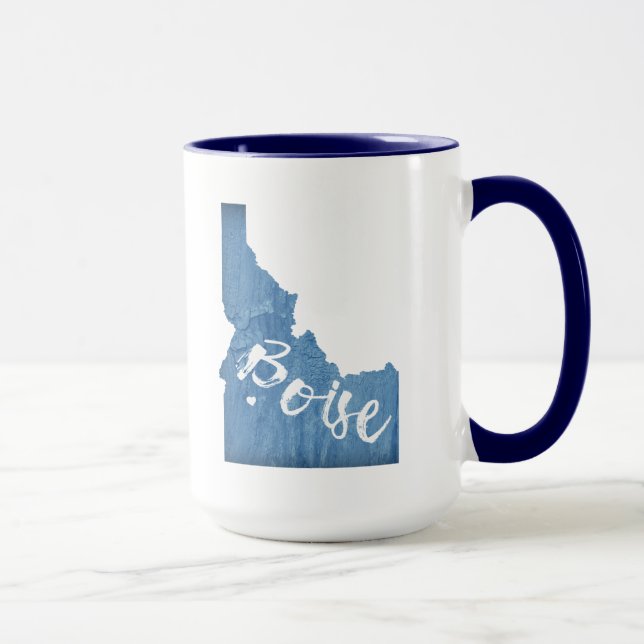 Mug Boise, Idaho Wood Grain (Droite)