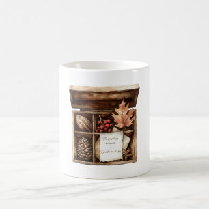 Mug Boîte Baies Feuilles Pommes de pin Trésors