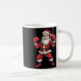 Mug Boîte de Noël de Père Noël Boxeur Boxe Kickboxing