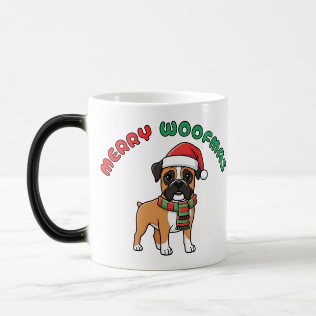 Mug boîte de Noël : Joyeux Woofmas (Gauche)