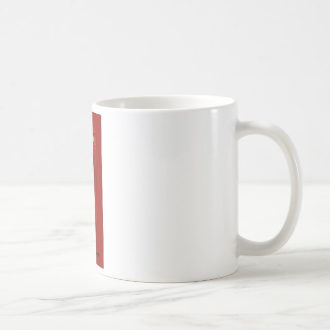 Mug Boîte téléphonique rouge vintage (Droite)
