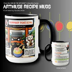 MUG BOL DE POKE PARFAITEMENT CHAT - RECETTE DU CHAT SU