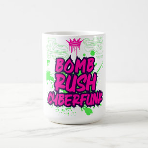 Mug Bomb Rush Cyberfunk — Vibes de Graffiti de Rue Néo