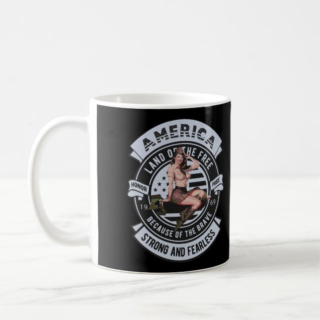 Mug Bomber Girl Pin Up (Gauche)