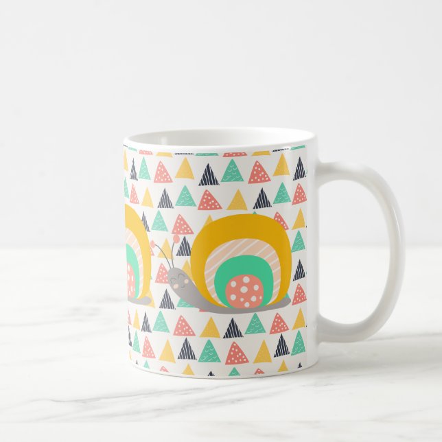 Mug Bon escargot sur les triangles (Droite)