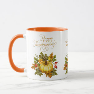Mug Bon thanksgiving Citrouille aquarelle, Hiérarchies