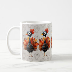 Mug Bon thanksgiving mignon Bébé coloré Turquie