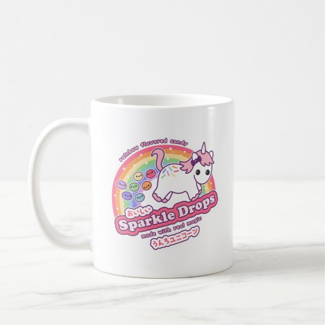 Mug Bonbon de caca à l'Unicorne (Gauche)
