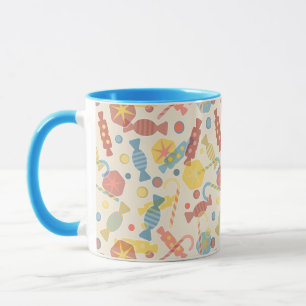 Mug Bonbons et motif de sucrerie