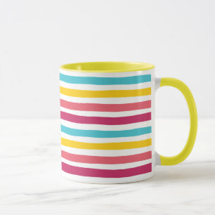 Mug Bonbons rayés ! Amusant coloré