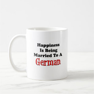 Mug Bonheur marié à un Allemand