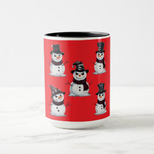 Mug Bonhomme de neige gothique