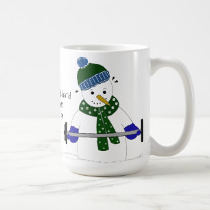 Mug Bonhomme de neige musculation