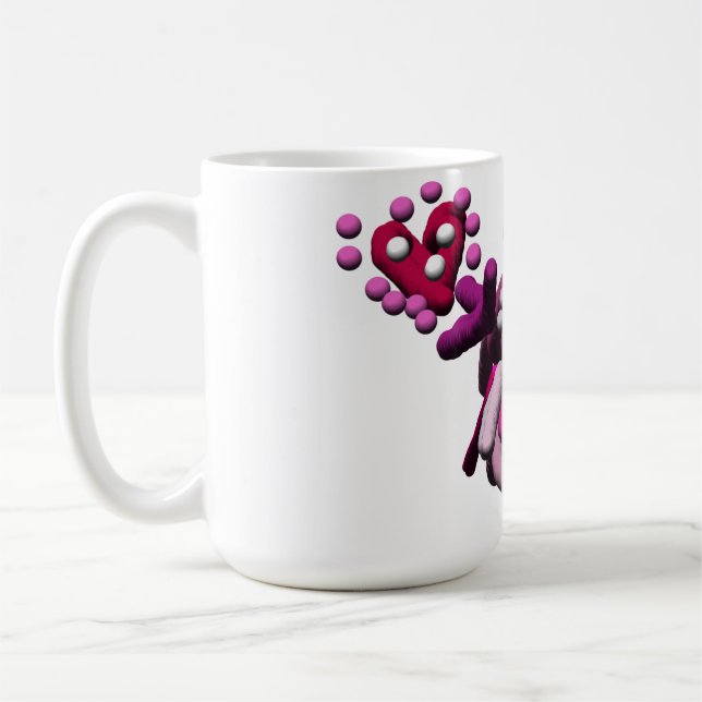 Mug bonhomme rose (Gauche)