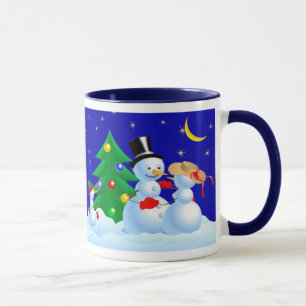 Mug Bonhommes de neige de danse