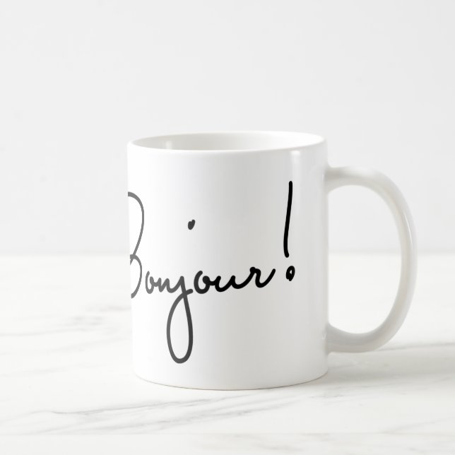 Mug Bonjour (Droite)