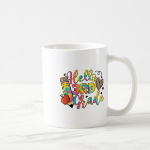 Mug Bonjour 3e année Ck à l'école Enseignant de troisi