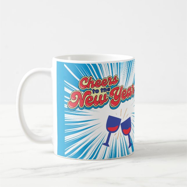 Mug Bonjour à la nouvelle année (Gauche)