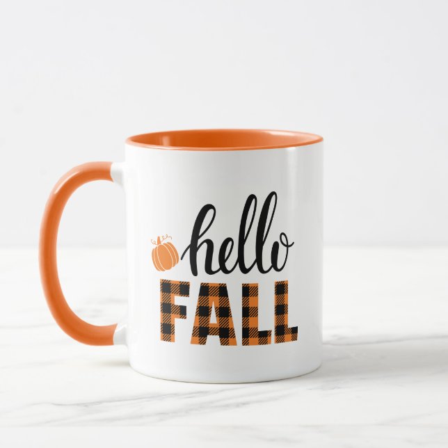 Mug Bonjour automne (Gauche)
