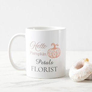 Mug Bonjour Citrouille Fleuriste Entreprise Marque Hal