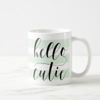 Bonjour Cutie Moderne Calligraphie | Tracées de me