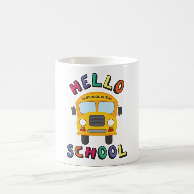 Mug Bonjour école (Centre)