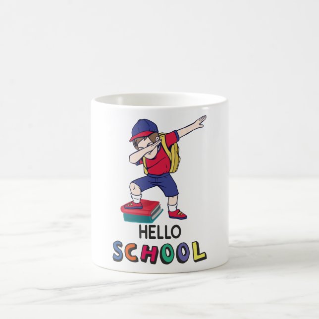 Mug Bonjour école (Centre)