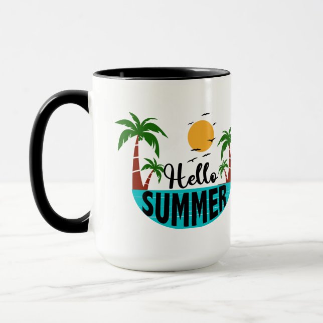 Mug Bonjour été (Gauche)