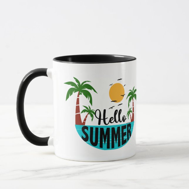 Mug Bonjour été (Gauche)