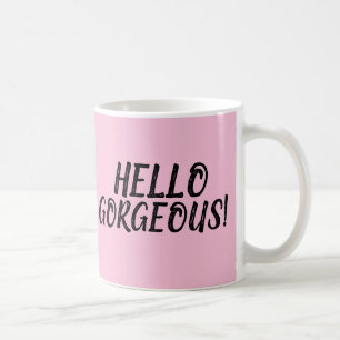 MUG BONJOUR GORGE ! BOUGIES DE CAFÉ ROSE