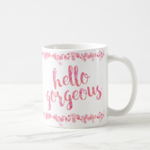 Mug Bonjour magnifique par The Spotted Olive